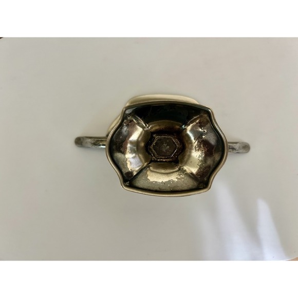 Mid-Century Modern Silver-Plated Creamer & Sugar Bowl Set - Picture 3 of 12